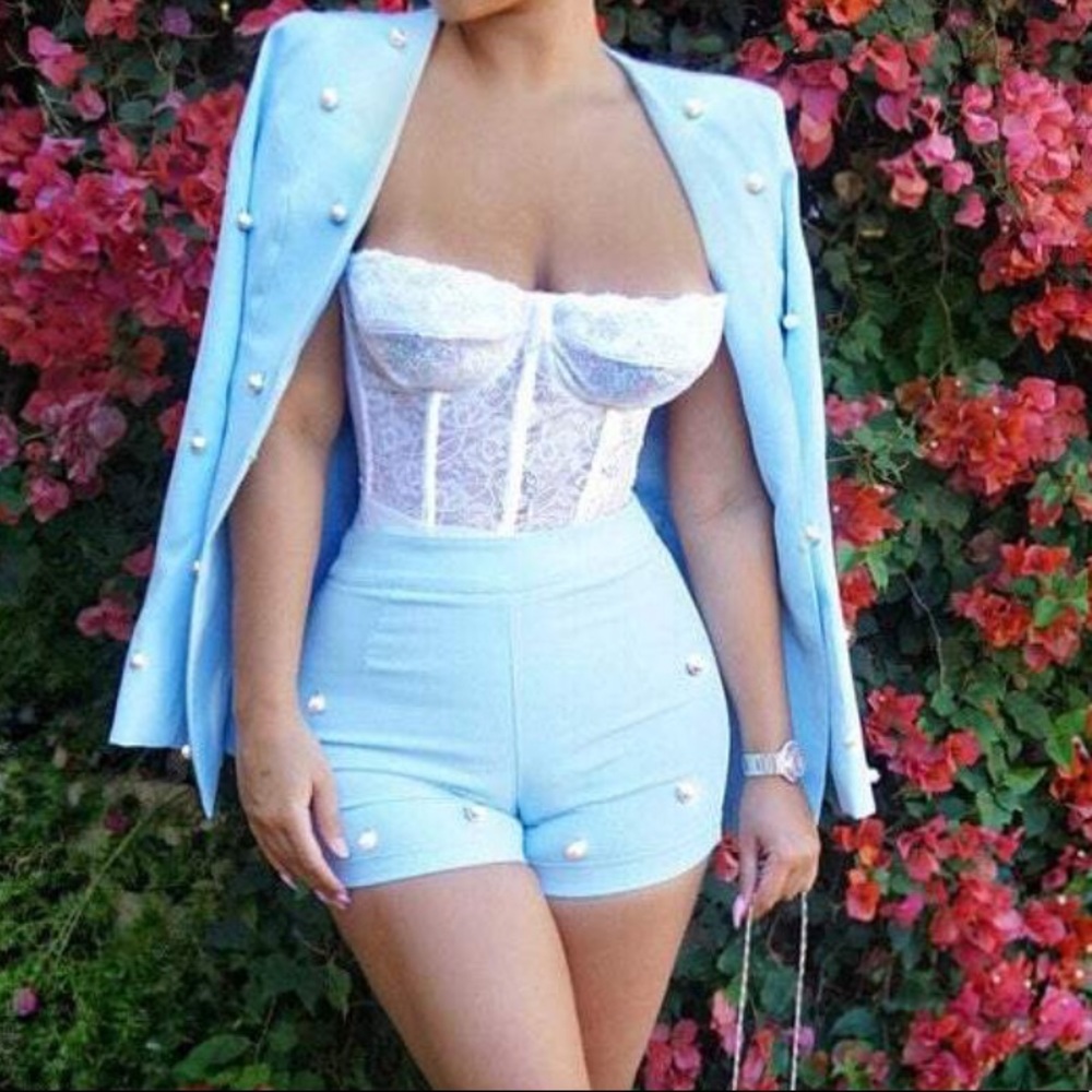Blazer & Short Set w/bustier
